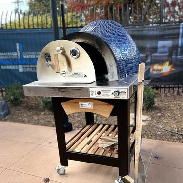 HPC Forno Series Hybrid Gas/Wood Pizza Oven With Cart